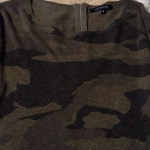 Camouflage sweater size medium